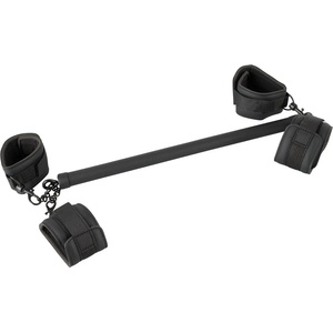 Fetish Collection Spreader Bar with Cuffs Black