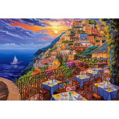Castorland - Puzzle Romantic Positano evening - 1 500 piese