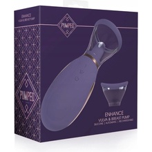 Shots Pumped Enhance Rechargeable Vulva & Breast Pump Purple