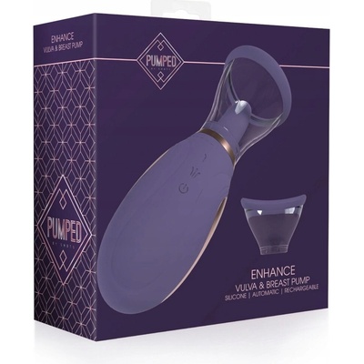 Shots Pumped Enhance Rechargeable Vulva & Breast Pump Purple