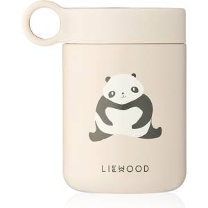 LIEWOOD Детски контейнер за храна Liewood Kid's Kiani Printed Food Jar Food storage - Panda / Sandy - размер 350 ml (533-2347-0211)