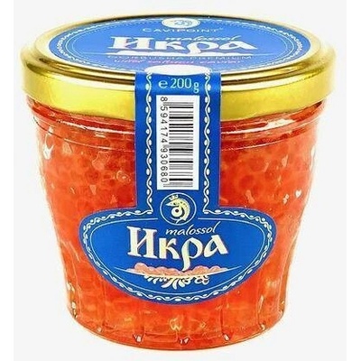 Cavipoint kaviár Nepasterizovaný kaviár z divokého lososa Kamčatka 200 g