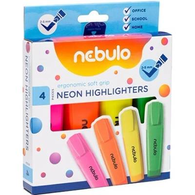Nebulo neon sada 4 farieb SZK-4-NE
