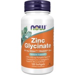 NOW NOW Zinc Glycinate, 120 Softgels - fitnesdobavki - 29,32 лв