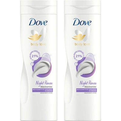 Dove Night Renew Telové mlieko 2x400ml