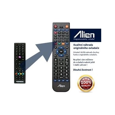 Diaľkový ovládač Alien Telefunken RC4875