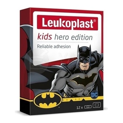 Leukoplast Kids Hero Náplasť na rany pre deti 2 veľkosti 12 detských ks