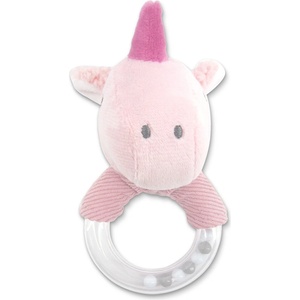 Lorelli Toys ДРЪНКАЛКА КРЪГ ЕДНОРОГ РОЗОВ natural (10191360007)