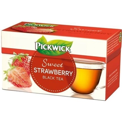 Pickwick Čaj černý jahoda 20 x 1,5 g