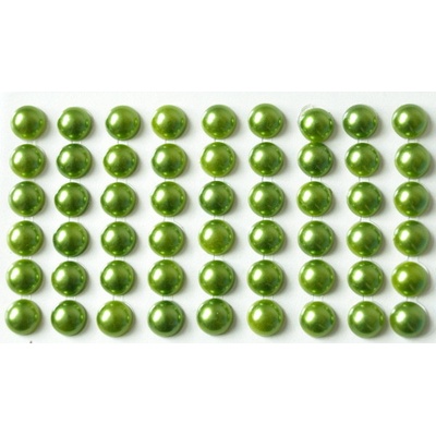 Samolepiace perličky 10 mm svetlozelené