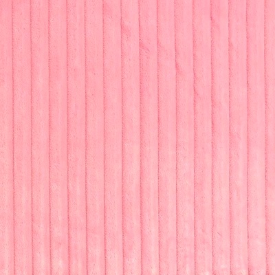 Minky manšestr růžový, š.140