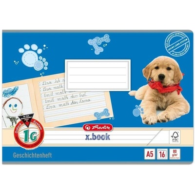 Herlitz Sešit A5 1G vodorovné linky