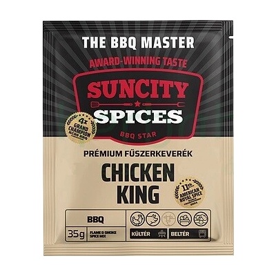 SunCity Prémiové Chicken King BBQ korenie – grilovacia zmes na kuracie a morčacie mäso 35g