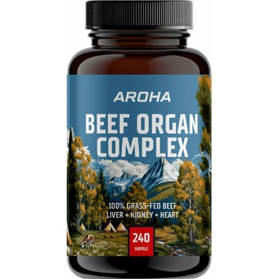 Aroha Beef Organ Complex 240 kapslí