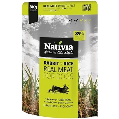 Nativia Real Meat Rabbit and Rice 8 kg