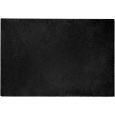 vidaXL Противоплъзгащ килим от изкуствен заек Olite Черно 120 x 170 cm (42021724)