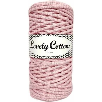 Bavlněná šňůra Lovely Cottons 3mm - Baby pink