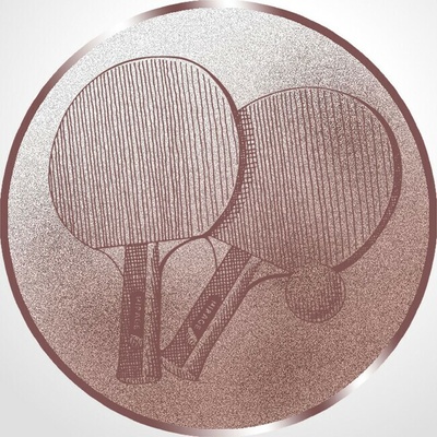 D2-23A/B Emblém pr.50mm stolný tenis bronz 5 cm