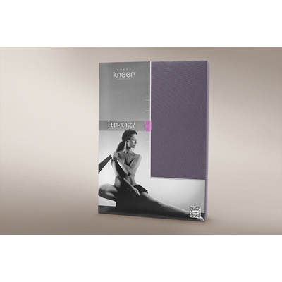 Kneer Prestieradlo Fein Jersey Flieder 90x190-100x200