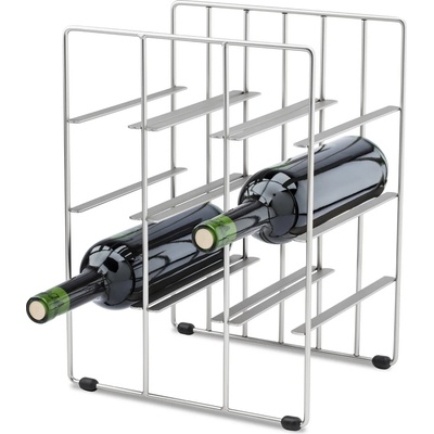 Blomus Стойка за вино за кухненски плот PILARE, за 9 бутилки, хром, Blomus (BM68487)