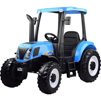 Mamido elektrický traktor New Holland modrá
