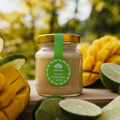 Včelařství Domovina Mango s limetkou v medu 170 g – Zboží Dáma
