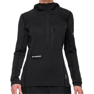 MAMMUT Дамски поларен пуловер Mammut Women's Eiger Nordwand Advanced FL Half Zip Fleece jumper - Black (105-6755-0114)