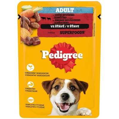 PEDIGREE Adult консерви с говеждо и агнешко в сос 100 г