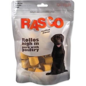 Rasco Лакомство Rasco ролки свинско с птиче 3см 320г (4904-65377)