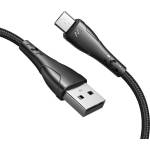 Xmart Micro USB кабел Xmart Mamba Series, QC4.0, 1.2м, Черен (10471)