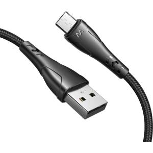 Xmart Micro USB кабел Xmart Mamba Series, QC4.0, 1.2м, Черен (10471)