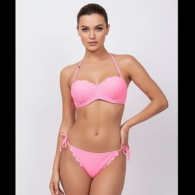 Свеж дамски бански в розово - чашка b