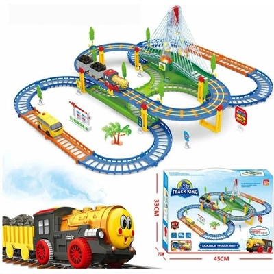 TopKing Elektrický vlak se závodní dráhou kompletní vláčkodráha – Zbozi.Blesk.cz