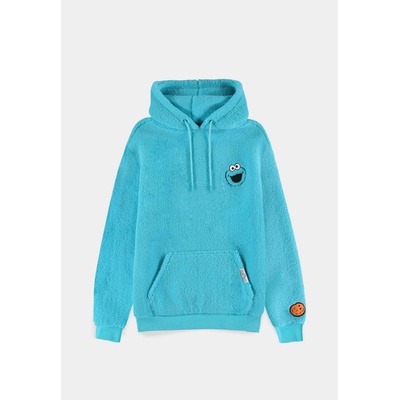 Sesame Street Cookie Monster Teddy Novelty Hoodie Blue