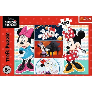 Trefl - Puzzle Amusing Minnie - 100 piese