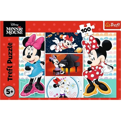 Trefl - Puzzle Amusing Minnie - 100 piese