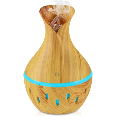 HomePro HP-1812 Aroma difuzér na USB kabel 7 světel světle hnědý 300 ml