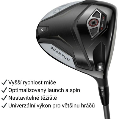 Callaway Quantum Max driver levé 10,5° Regular