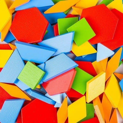 Bigjigs Toys mozaika farebná