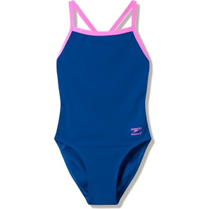 Speedo Дамски бански костюм Speedo Women's Female Solid Turnback Swimsuit - Denim Teal - размер 44 (EU) (150-6746-0122)