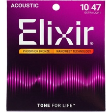 ELIXIR Extra Light (Phosphor bronze), NANOWEB