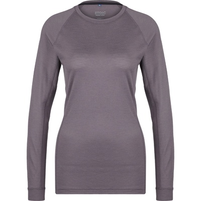 Stoic Дамско мериносово термобельо Stoic Women's Merino180 BengtSt. L/S Merino base layer - Dark Purple - размер XS (115-2388-1011)