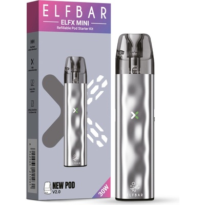 Elf Bar ELFX Mini Pod Kit 1000 mAh Silver