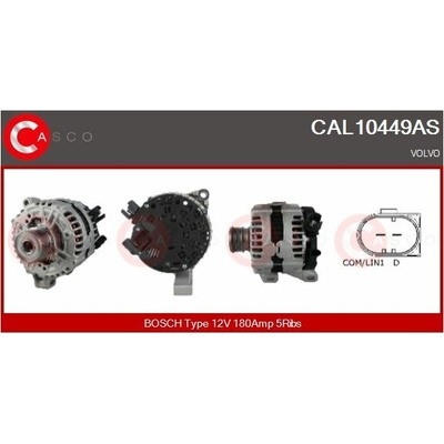 generátor CASCO CAL10449AS