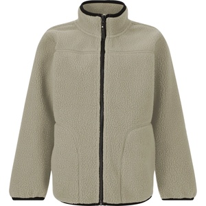 ZIG ZAG Детско поларено яке ZIG ZAG Kid's Root Teddy Fleece Jacket - Island Fossil - размер 104 (EU) (703-6927-0211)