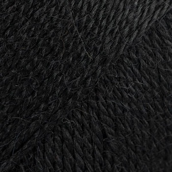 DROPS Design Alpaca Uni Colour 8903 Black Плетива прежда (10468903)