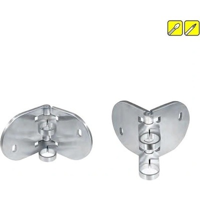 Feldmann Nerezová kotviaca príruba zábradlia pre pr.42,4 mm 60201-240E bočné kotvenie, flexibilné 90° - 270°