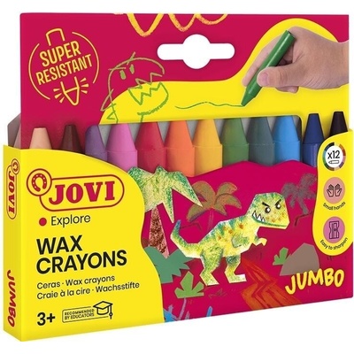 Jovi Jumbo Wax Crayons Восъци 12 бр (980/12)