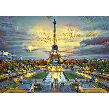 Image 1 of Educa - Puzzle Eiffel Tower educa 500 - 500 piese