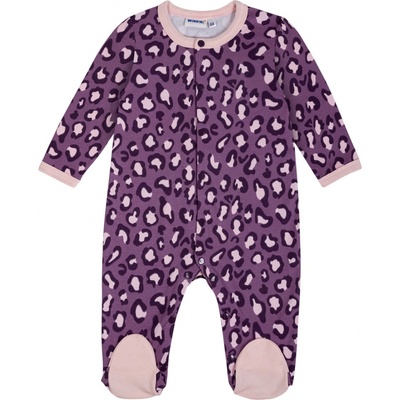 Winkiki Kids Wear Dívčí dupačky Cute Cat fialová